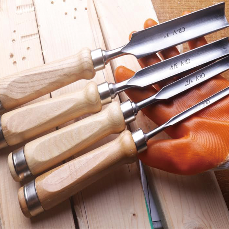 BowLift | Wood Lathe Chisel Set, 4 Pieces Wood Chisel Set, Professional Wood Chisel Tool Carpenter Gouge