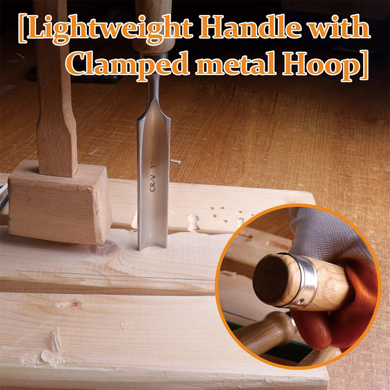 BowLift | Wood Lathe Chisel Set, 4 Pieces Wood Chisel Set, Professional Wood Chisel Tool Carpenter Gouge