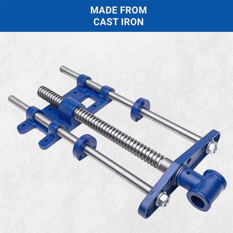 BowLift | Woodworking Vise 10 Inch Woodworking Tool with a Solid Steel Main Screw heavy-duty vise