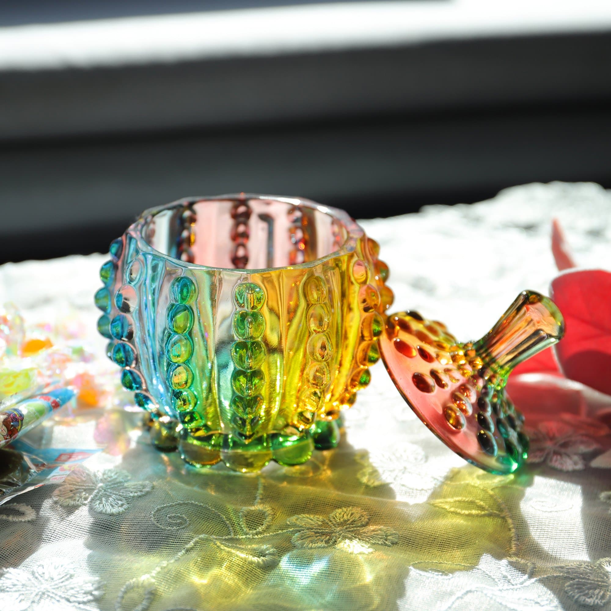 BowLift | Iridescent Sugar Bowl with Lid