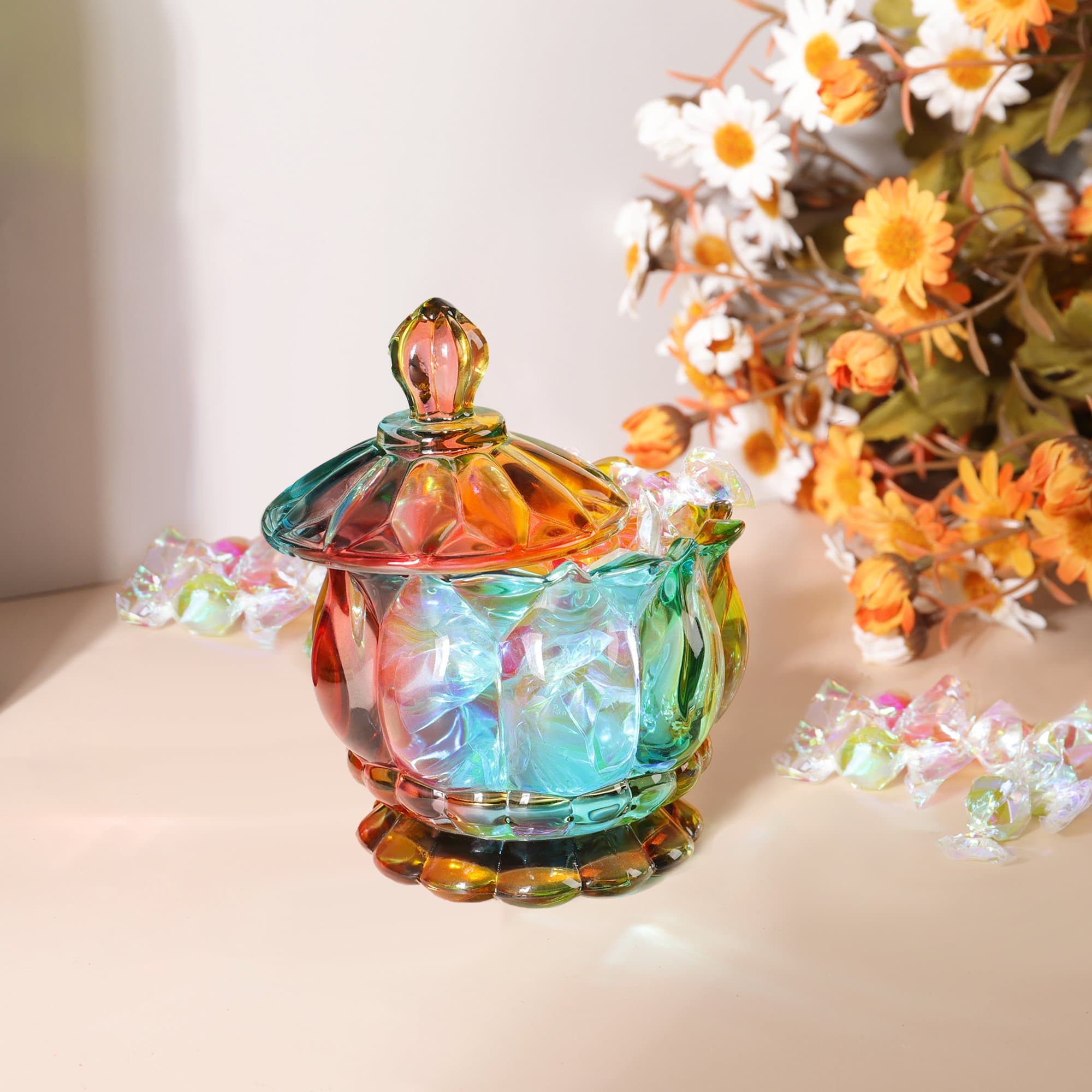 BowLift | Iridescent Sugar Bowl with Lid