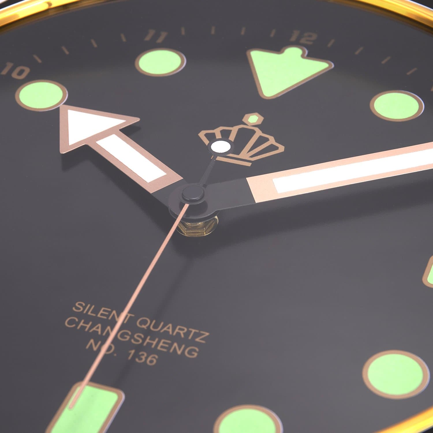 BowLift | Silent Glowing Wall Clock