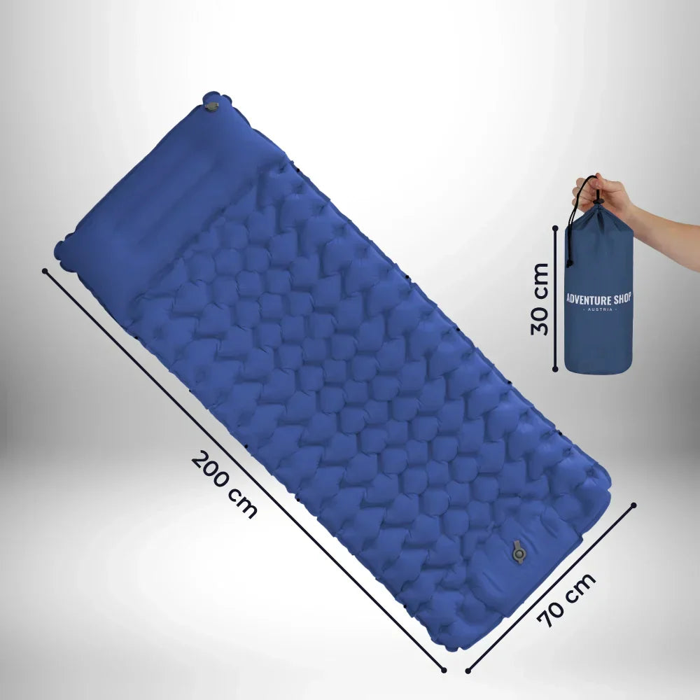 BowLift | AirLite Self-Inflating Sleeping Mat – Lightweight, Compact & 10 cm Thick Comfort