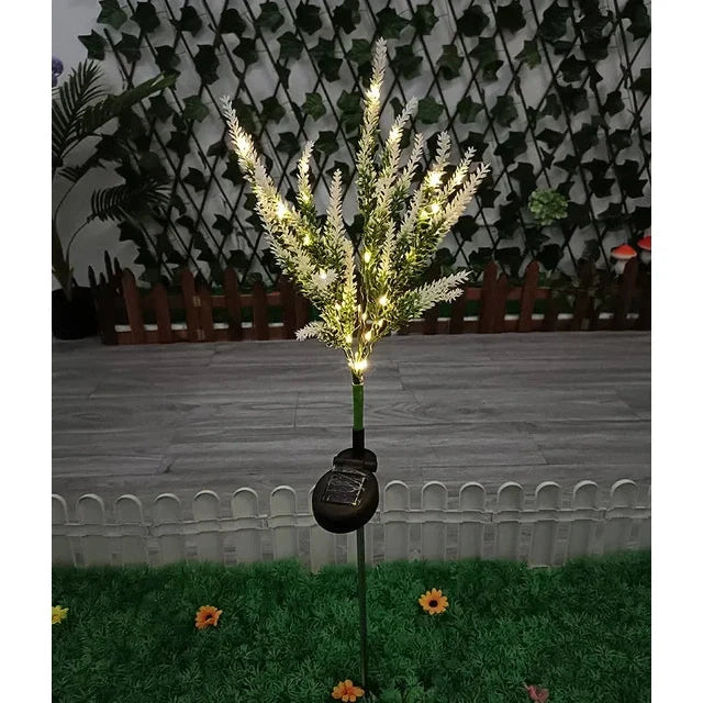 BowLift | Luminous Bloom - Solar LED Garden Flower Lights for Outdoor Décor, Waterproof, Energy Efficient Lavender Design
