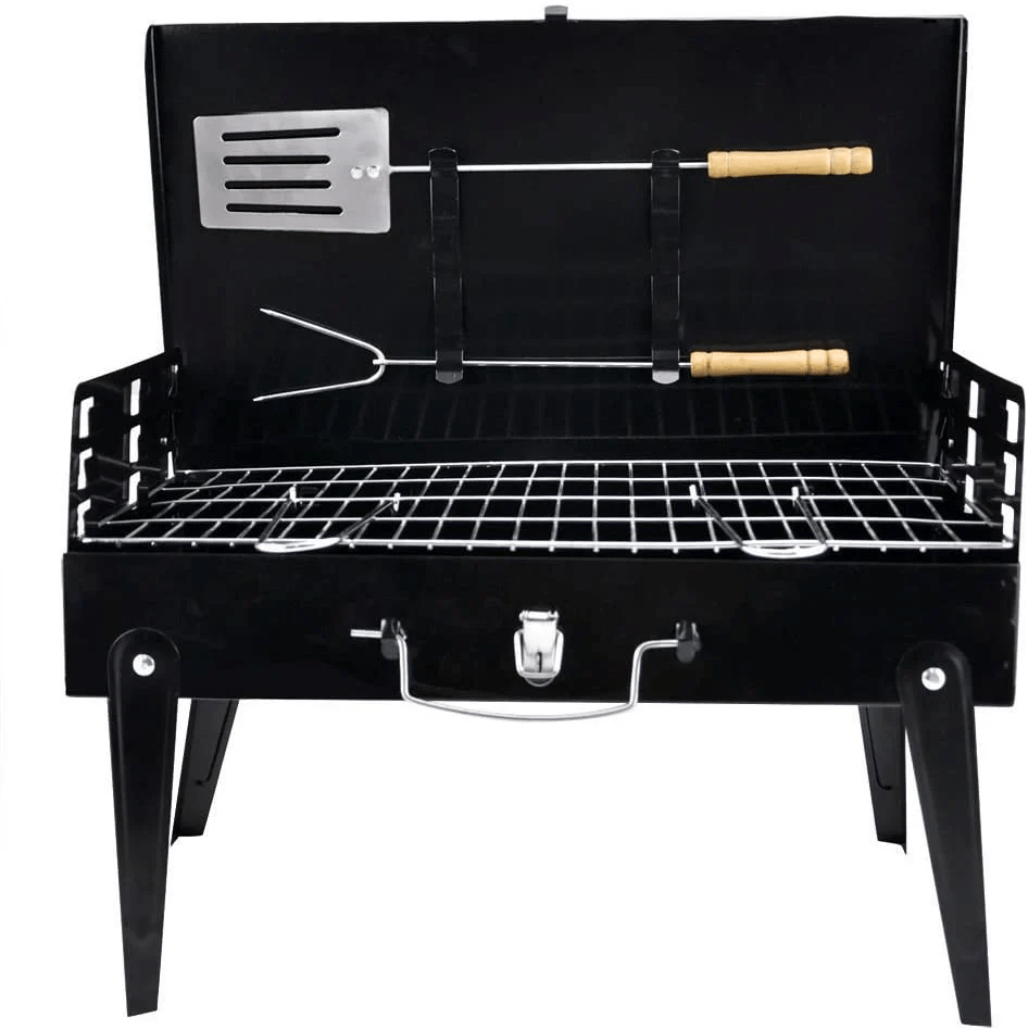 BowLift | Foldable steel garden barbecue for camping & garden