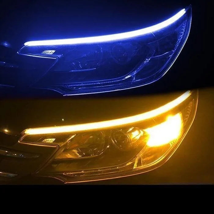 BowLift | Flexible DRL LED Night & Daytime Running Light Strip (No Disassembling Needed)