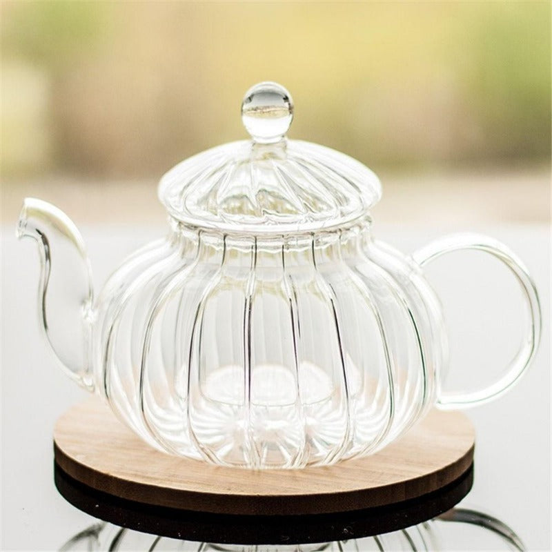 BowLift | Crystal Clear Glass Teapot Set