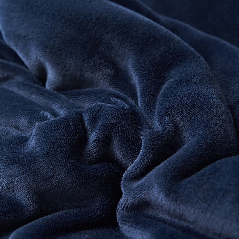 BowLift | Solid thick double-sided velvet cube blanket