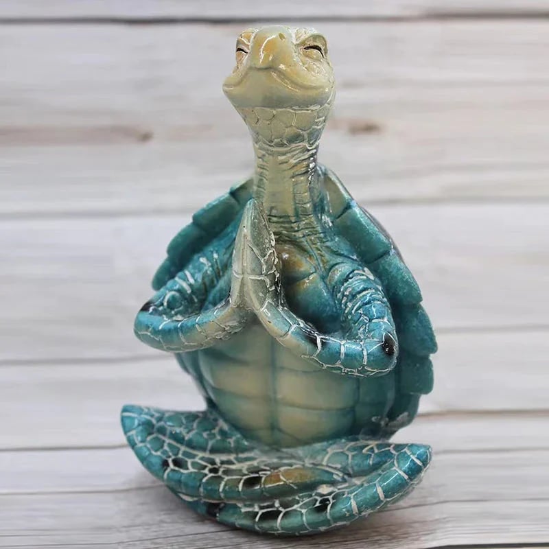 BowLift | Resin Sea Turtle Figure – Calming Meditation Decoration for Home