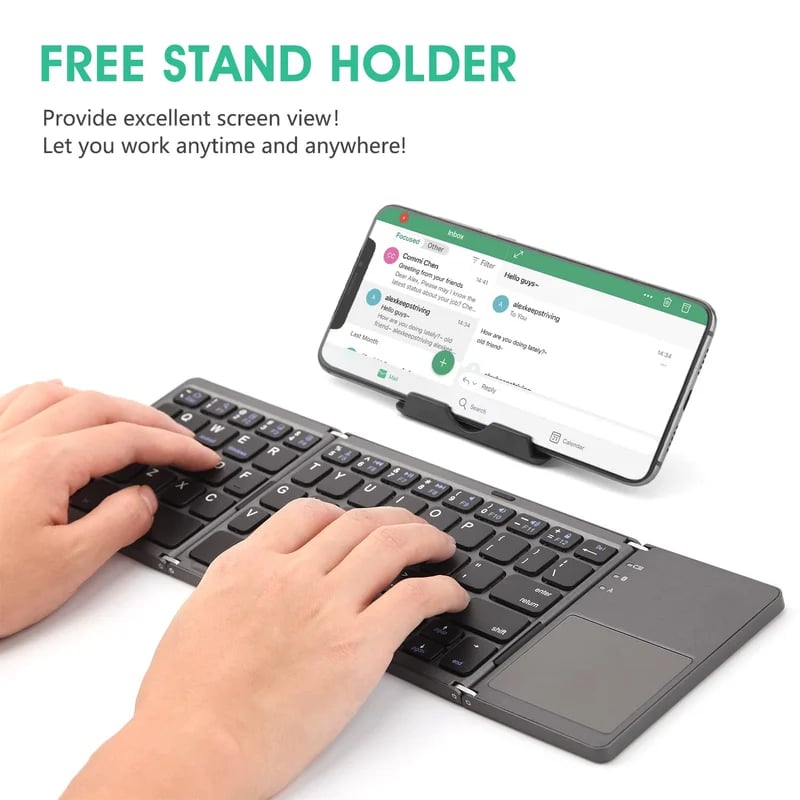 BowLift | Foldable Bluetooth Keyboard with Touchpad