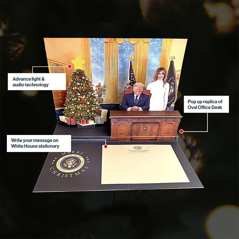 BowLift | Pop Up Christmas Card with Light & Sound