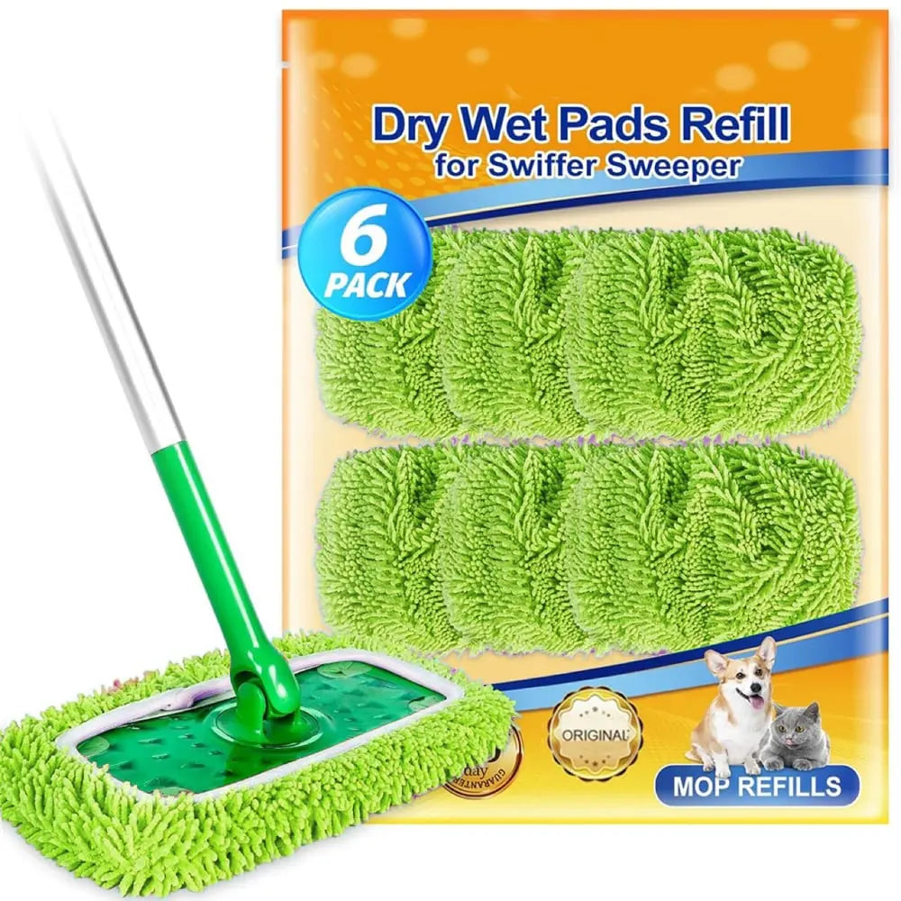 BowLift | Premium Microfiber Mop Pads — Reusable, Compatible with all Flat Mops