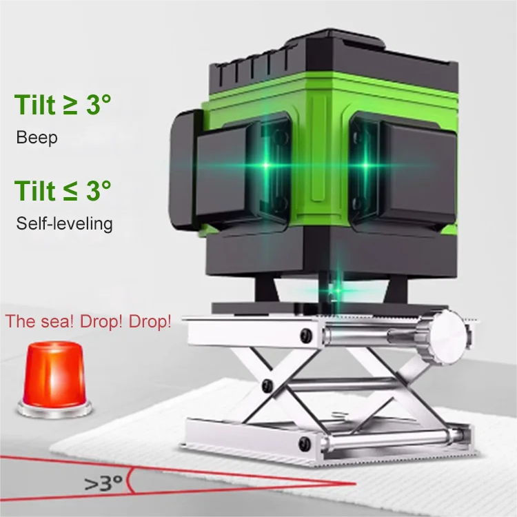 BowLift | Infrared Green Light Laser Level for Precision Work