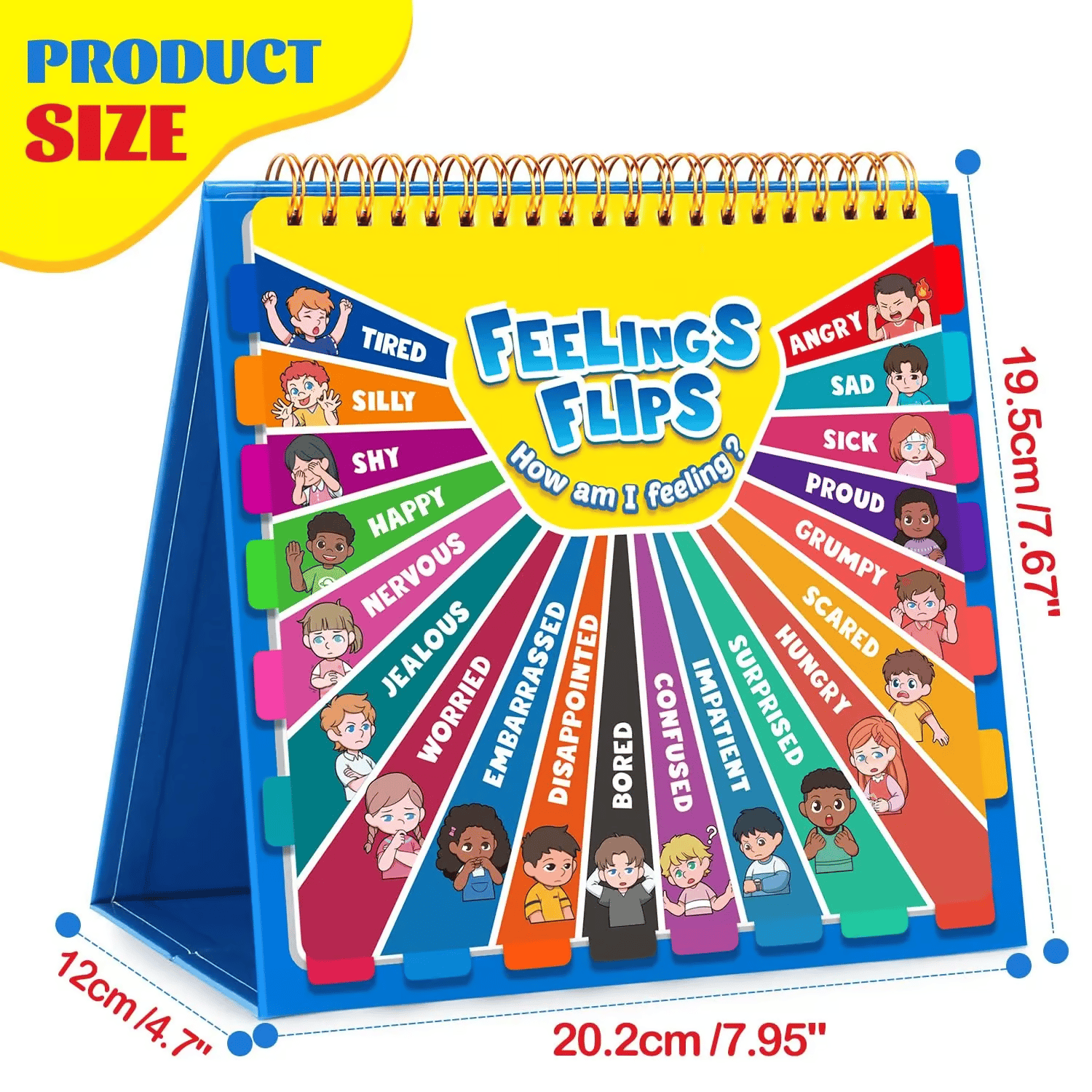 BowLift | Children's Feelings and Emotions Book – A Fun Flipbook for Emotional Awareness!