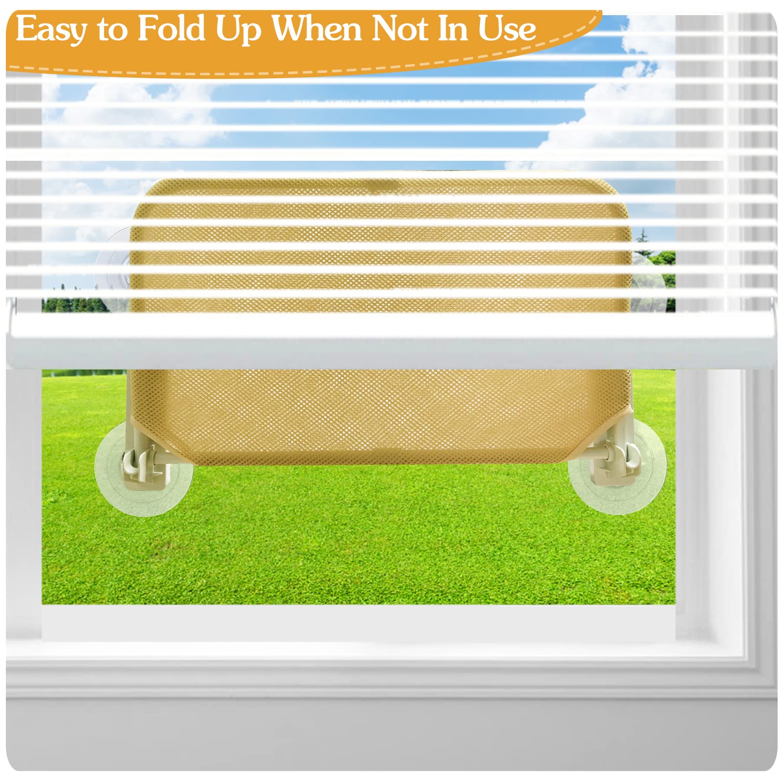 BowLift | Foldable Cat Hammock Suction Cup Cat Hammock