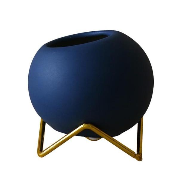 BowLift | Abstract Colors Ceramic Flower Pots with Stand