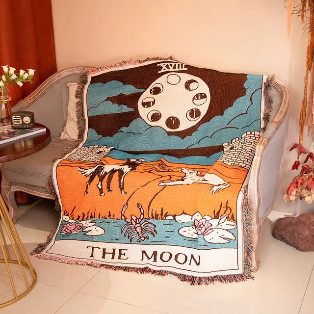 BowLift | Abstract Woven Wall Tapestry Throw Blanket