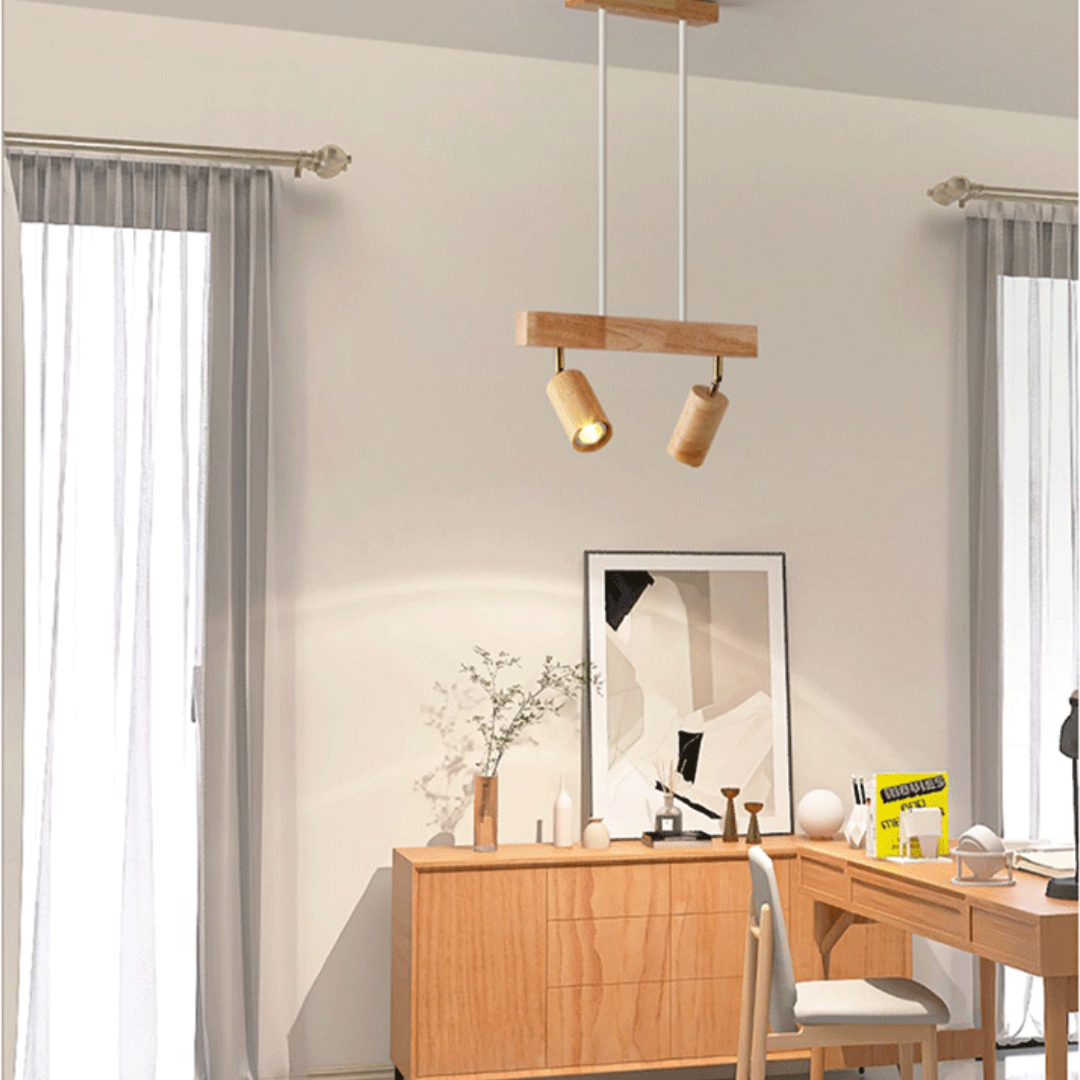 BowLift | Adjustable Wooden Ceiling Spotlight - EcoLux