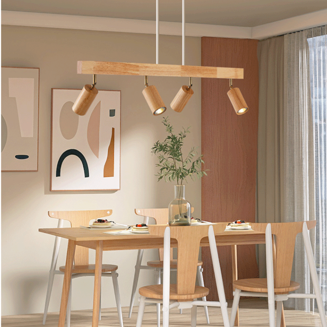 BowLift | Adjustable Wooden Ceiling Spotlight - EcoLux