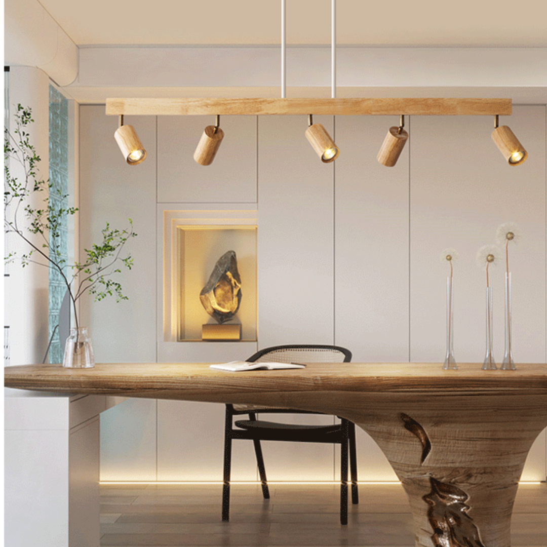 BowLift | Adjustable Wooden Ceiling Spotlight - EcoLux