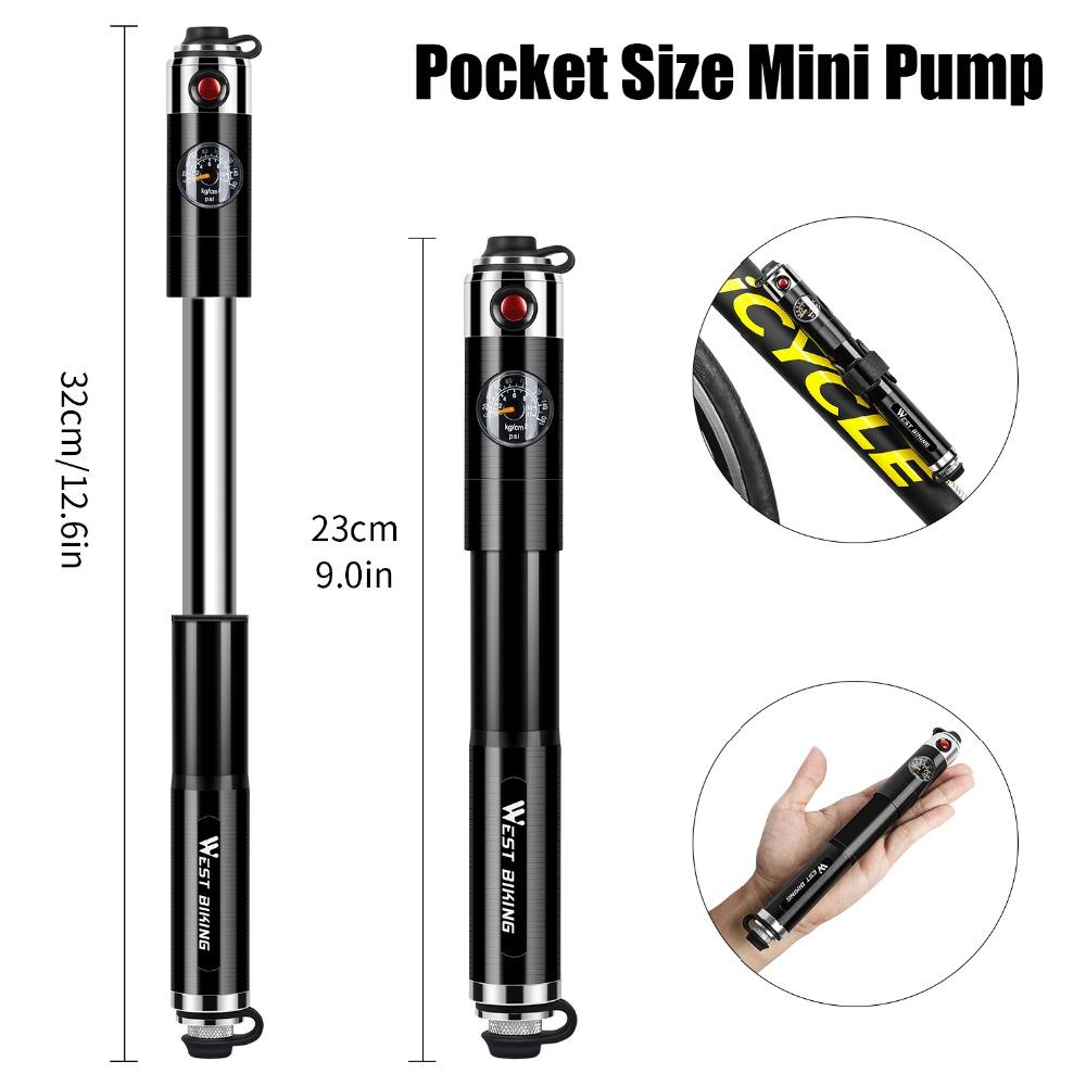 BowLift | Bike Pump - Mini Bike Pump - Hand Bike Pump