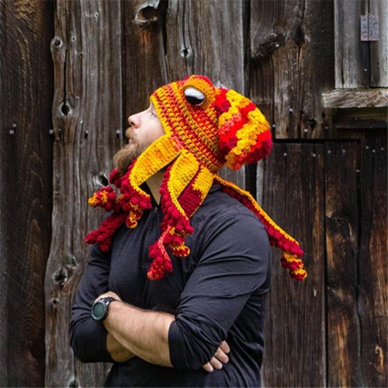 BowLift | Crochet Octopus Hat โโ A very good birthday/Christmas gift
