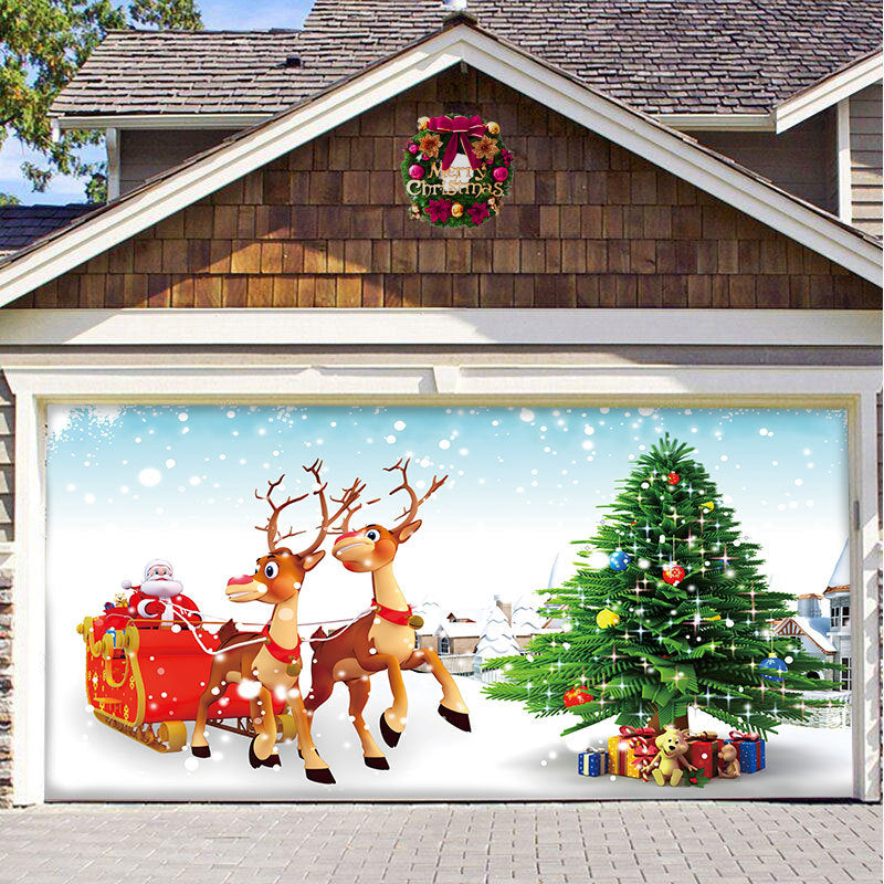 BowLift | Christmas Carsge Door Banner Ornament