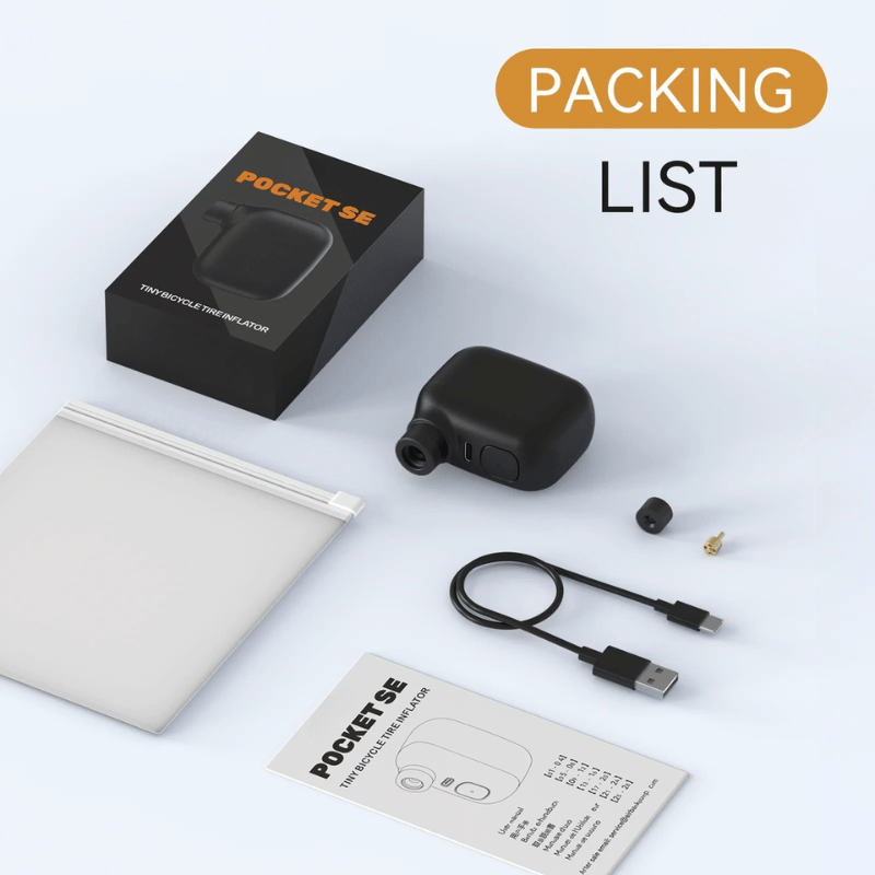 BowLift | AIRCYCLE – Portable battery-powered bicycle pump with 100PSI for all valves