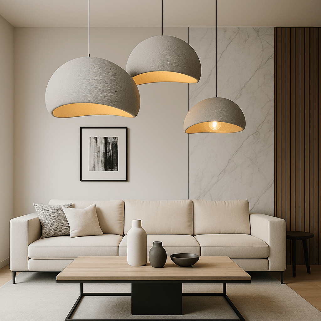 BowLift | AMBRA SHINE – Elegant Pendant Light with Dimmable Warm Glow