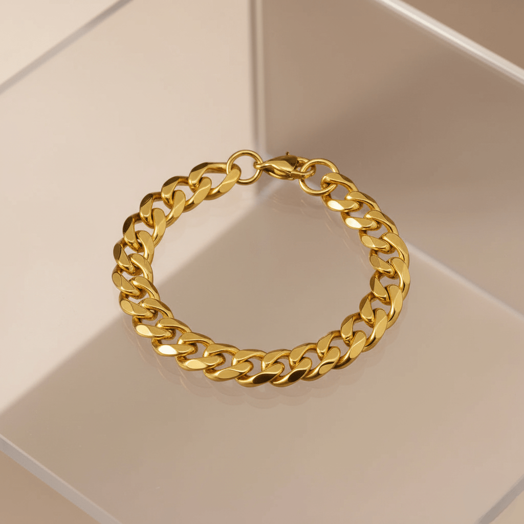 BowLift | Armored CHAIN BRACELET – Adjustable Stainless Steel Punk-Inspired Elegance