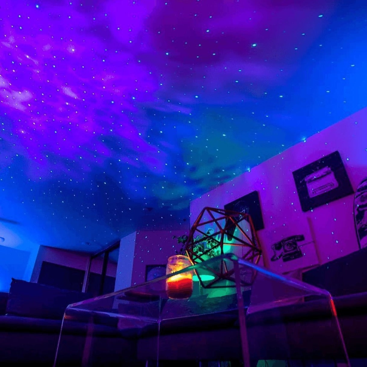 BowLift | Astronaut Galaxy Projector | 8 Adjustable Nebula Colors & Remote Control for Relaxation and Stargazing