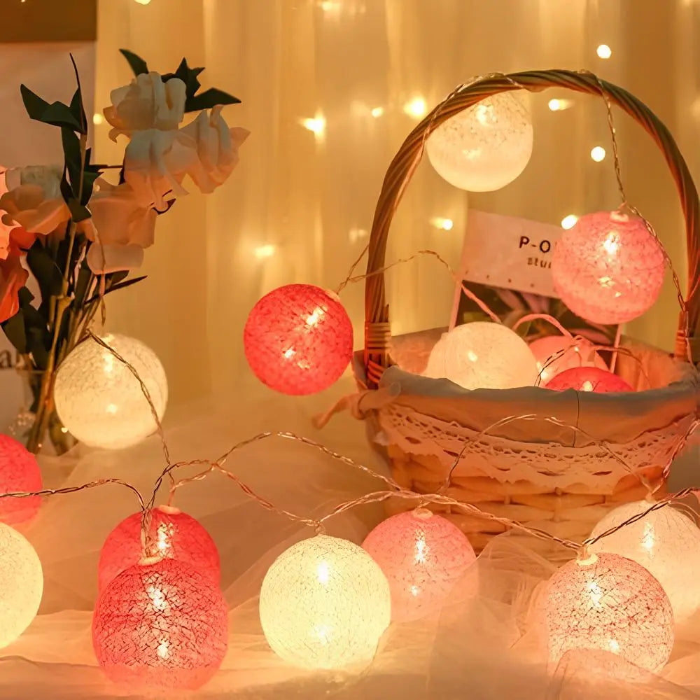 BowLift | Atmospheric Ball String Lights - LumaBreeze