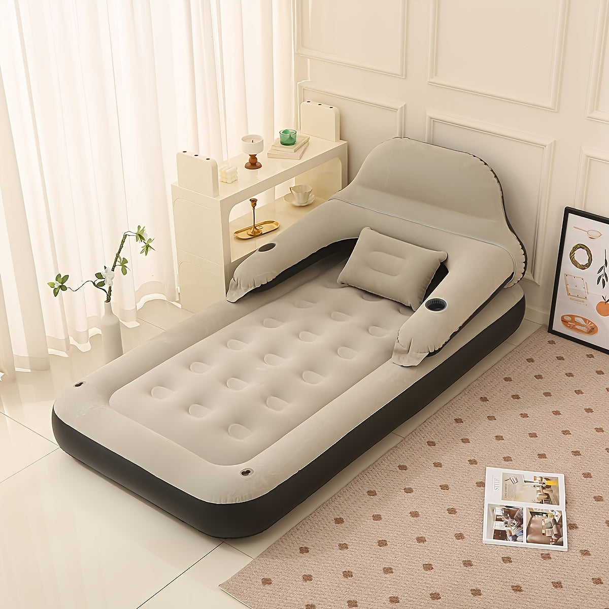 BowLift | FlexiRust Inflatable Mattress – Luxury Sleep Comfort with Back Support and Integrated Pump