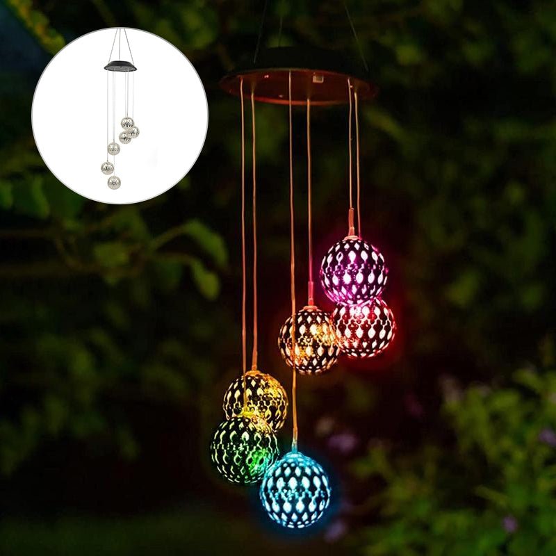 BowLift | AURABELL – Solar Wind Chime Outdoor Light for Eco-Friendly Garden Charm