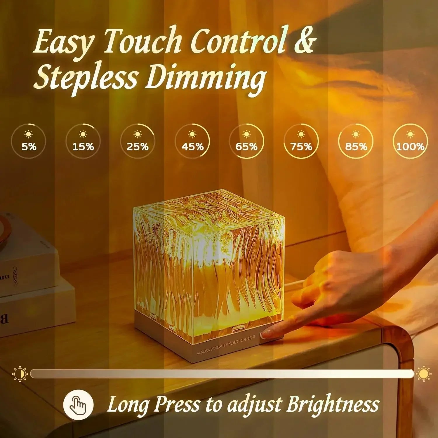 BowLift | Aurora Water Wave Projector Night Light