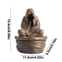 BowLift | Silent Monk Backflow Ceramic Incense Burner