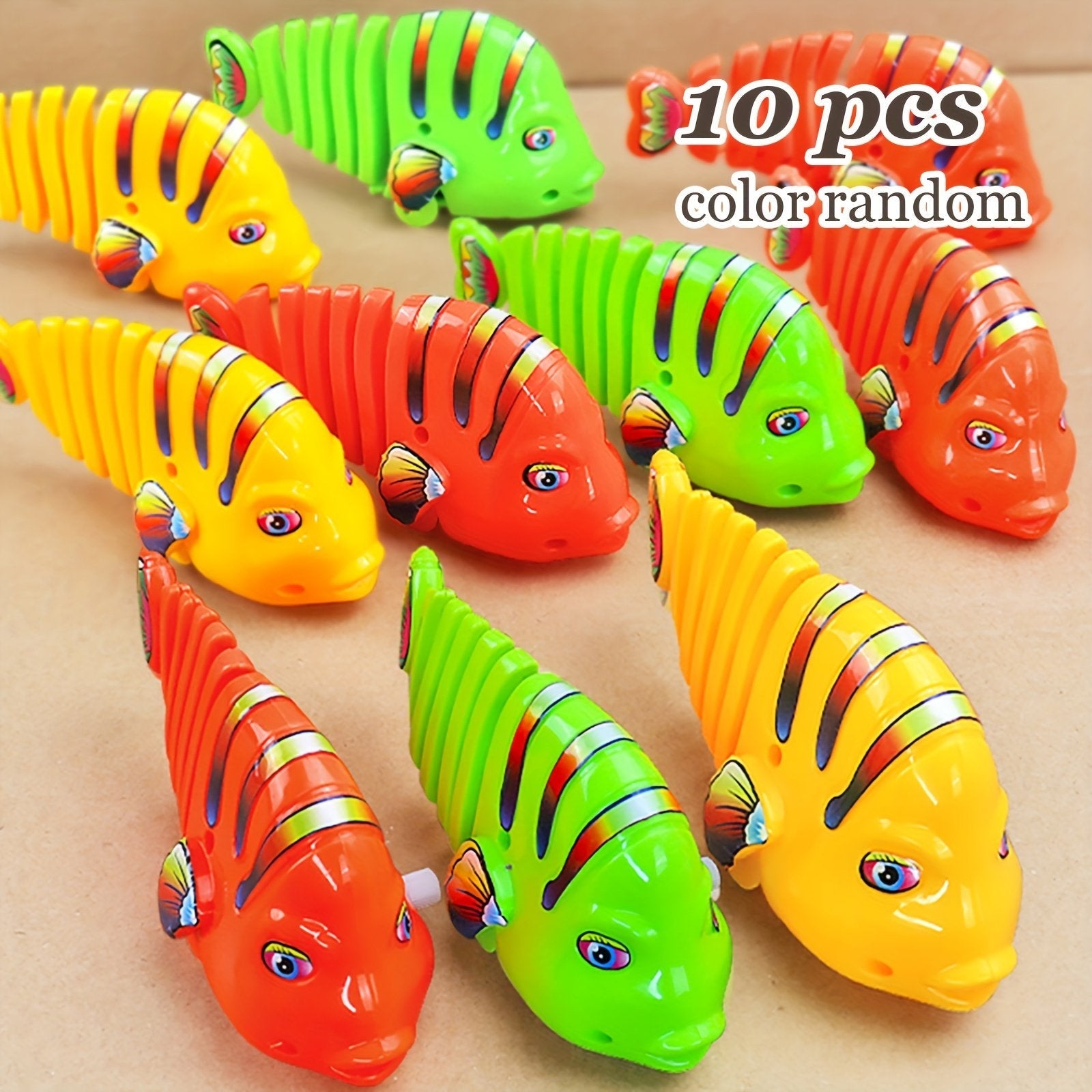 BowLift | Plastic Wind-Up Wiggle Fish Toys