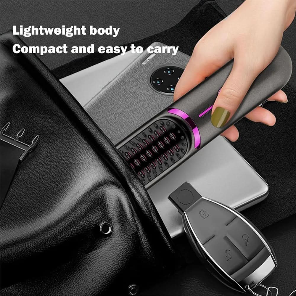 BowLift | Cordless straightening brush styler for straight hair everywhere