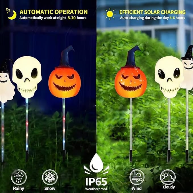 BowLift | 6 in 1 Halloween Solar Garden Lights