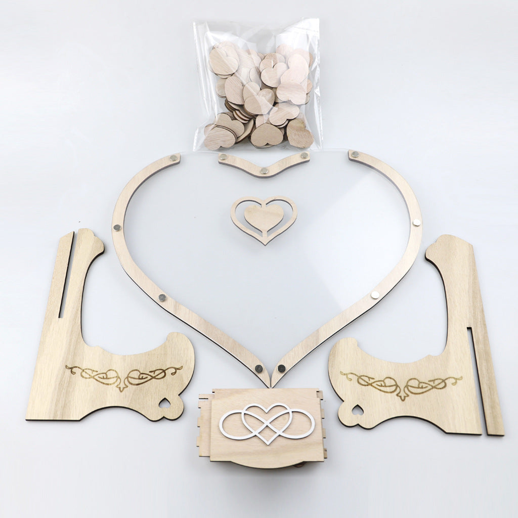 BowLift | Heart guest book