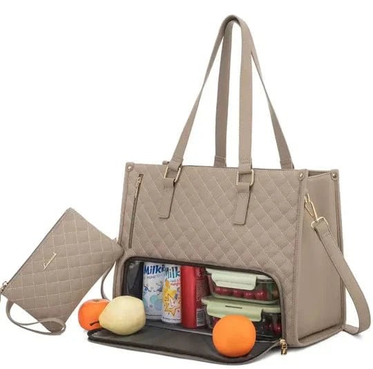 BowLift | Bagsball 2-in-1 – Stylish Tote Bag with Insulated Lunch Compartment