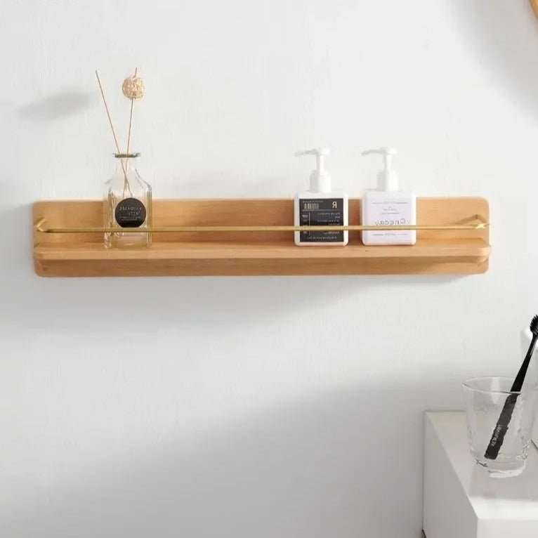 BowLift | BAMBOORA – Bamboo Wall-Mounted Coat Rack with Shelf for Smart Storage