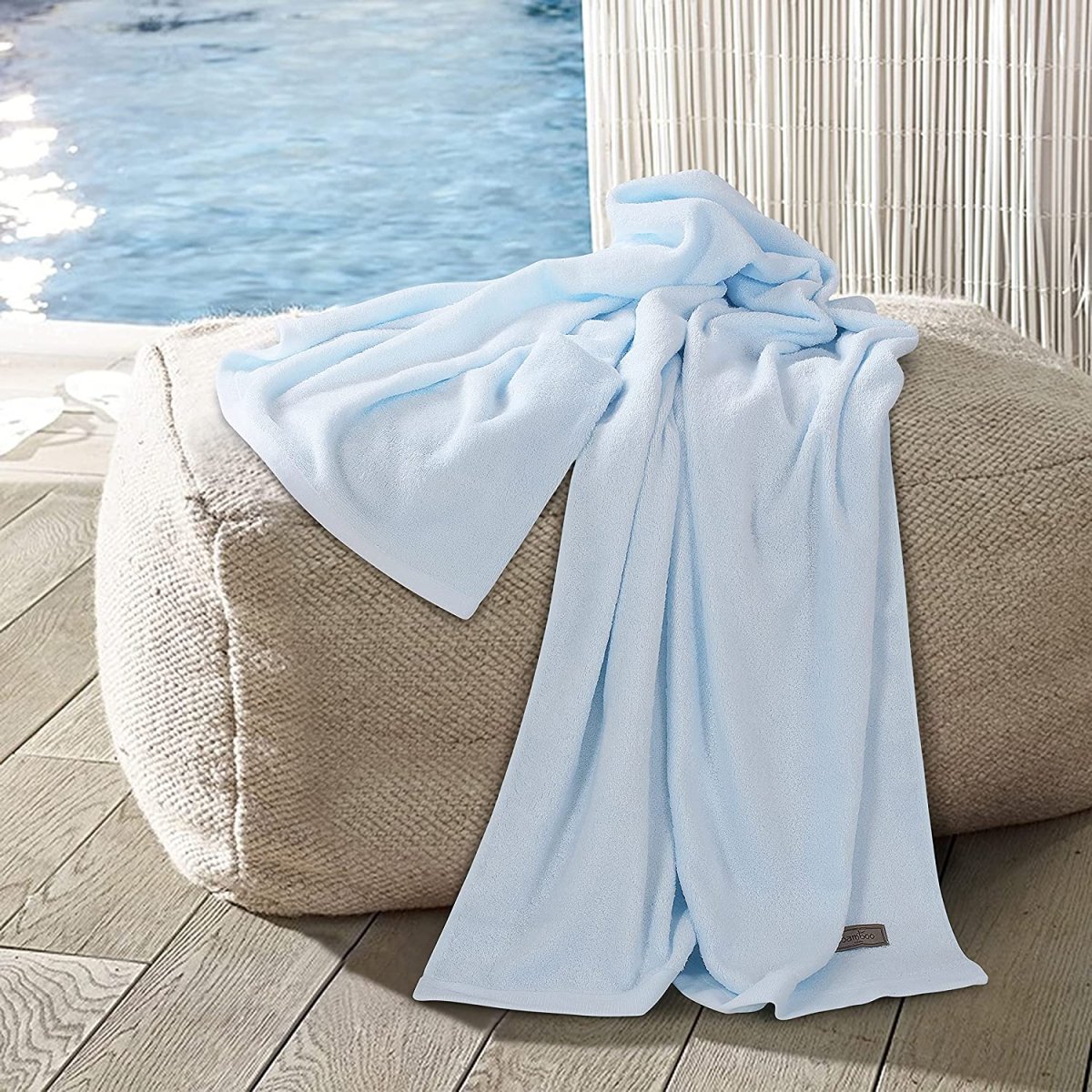 BowLift | Bambora Plush Bath Towel | Extra-soft bamboo fabric for spa, gym, and home use