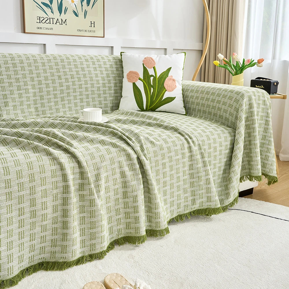 BowLift | Large Sofa Cover with Reversible Pattern Stylish Protection