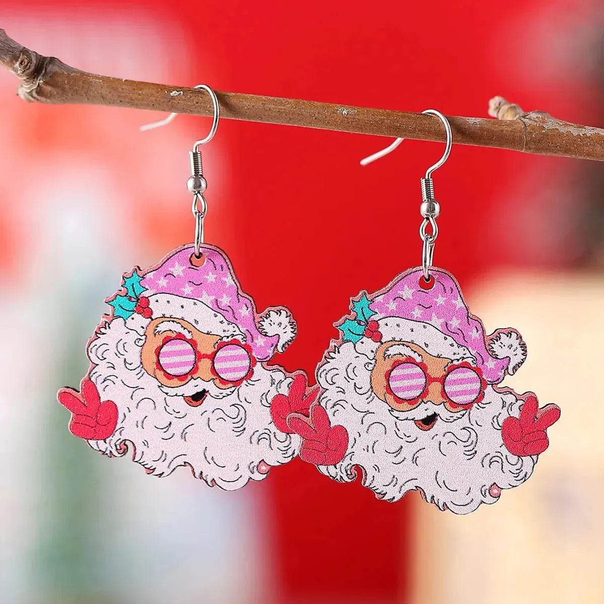 BowLift | Funny Santa Claus Earrings Christmas Pendant Earrings Gift