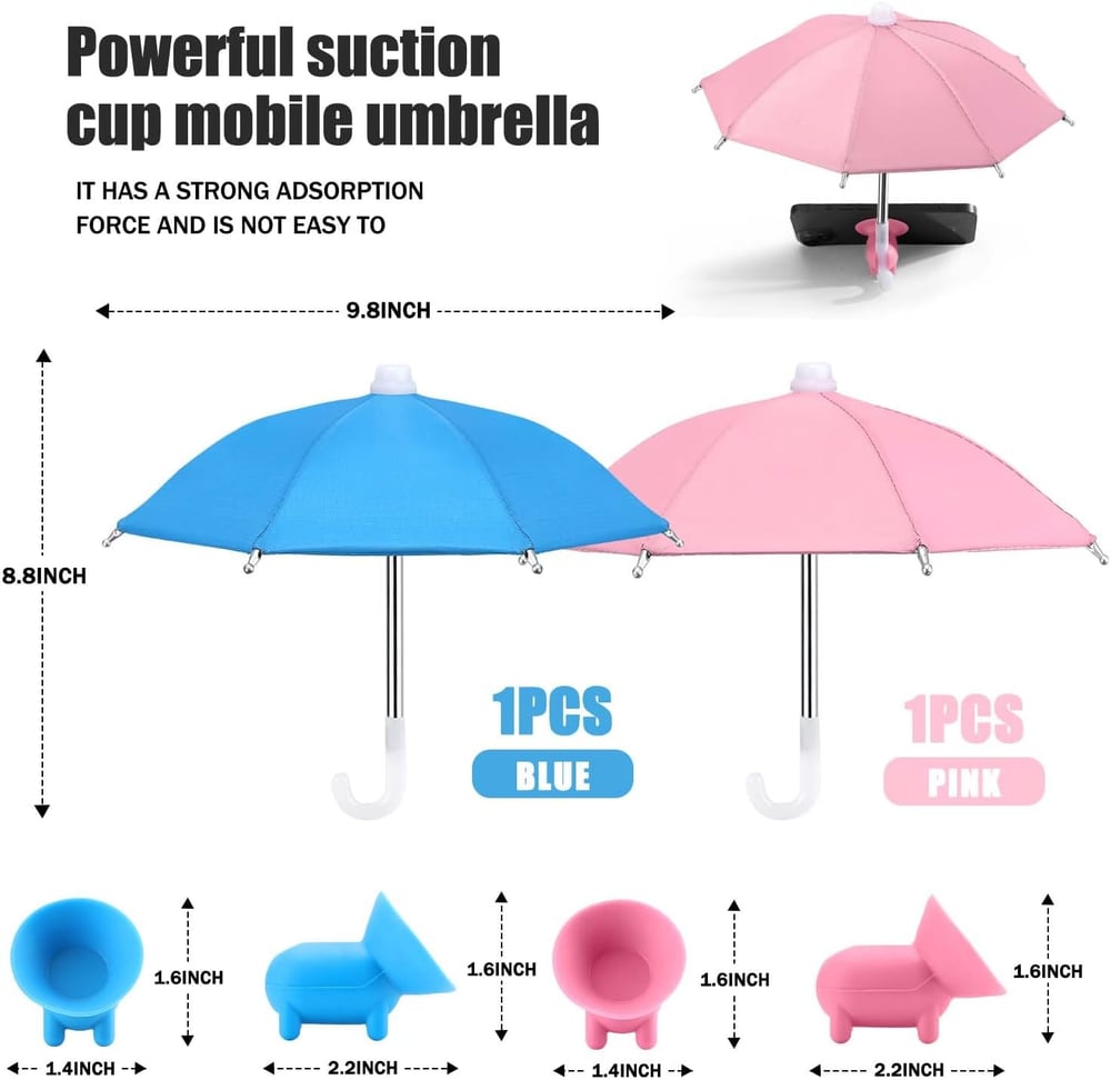 BowLift | Phone umbrella suction cup stand for sun