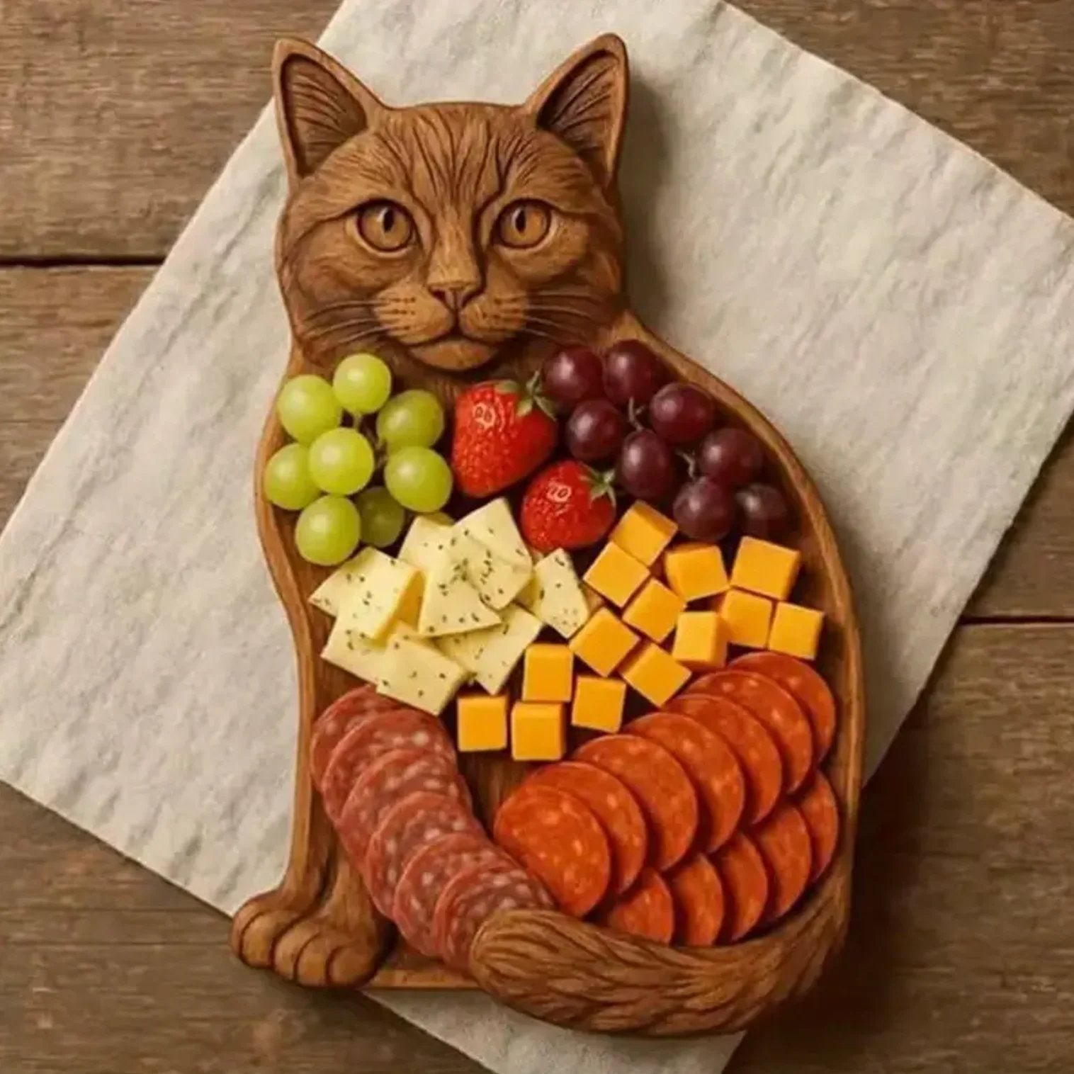 BowLift | Cat-Shaped Charcuterie Platter