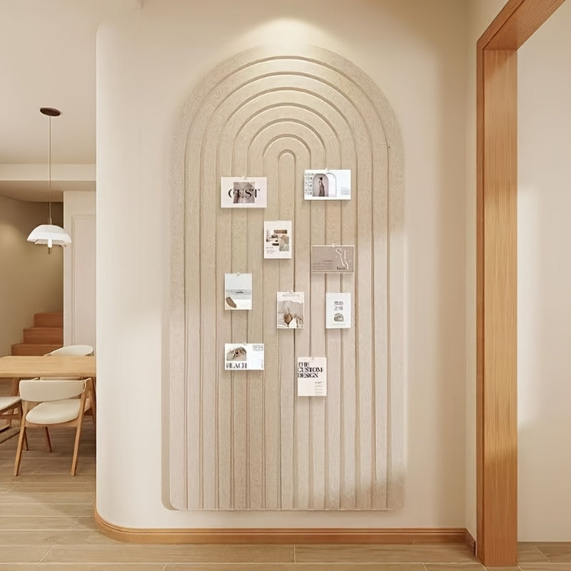 BowLift | Curved Felt Notice Board – Large Self-Adhesive Wall Decoration made of Polyester Felt