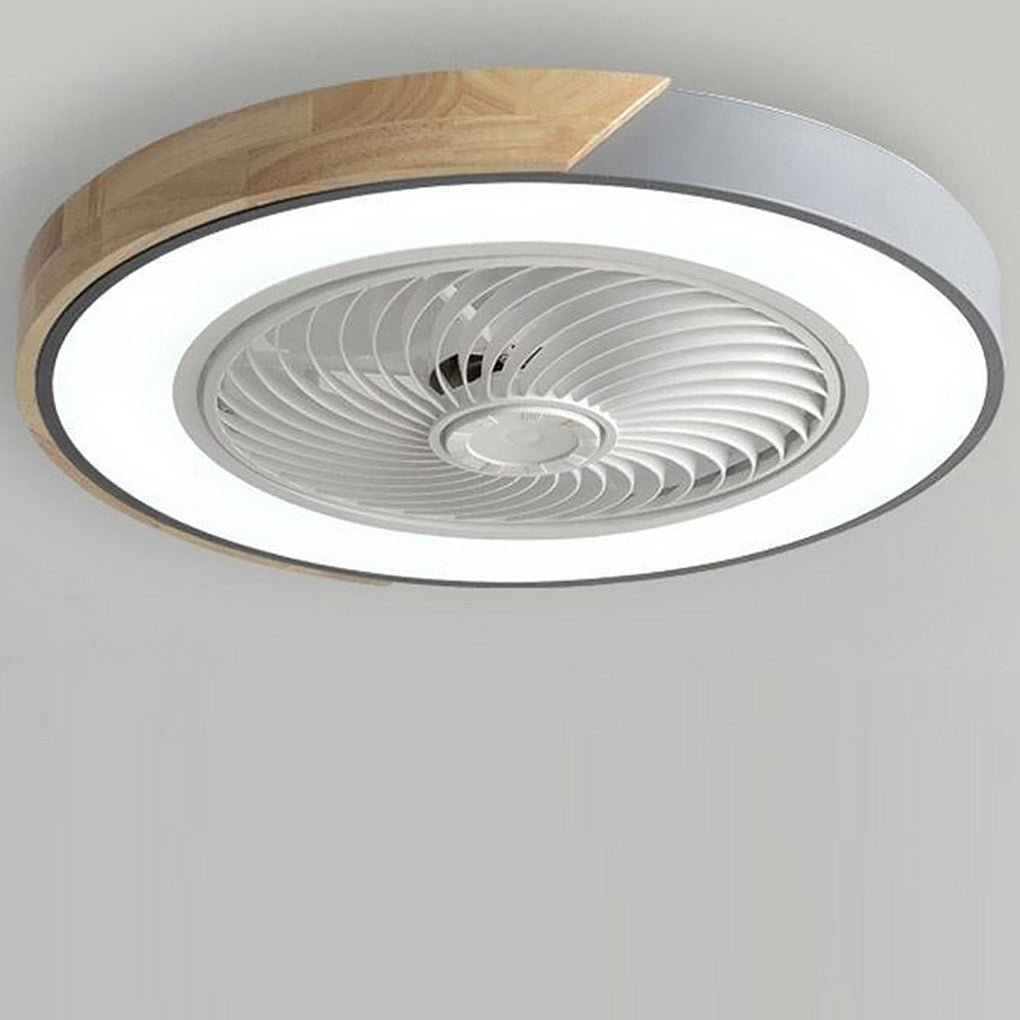 BowLift | Integrated LED Ceiling Lamp and Fan Without Blades with Remote