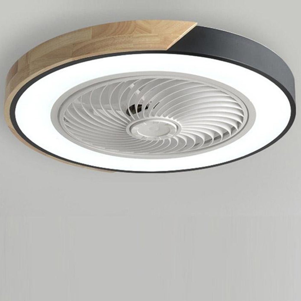 BowLift | Integrated LED Ceiling Lamp and Fan Without Blades with Remote